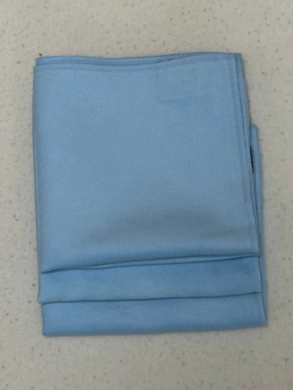 3x Microfiber Suede Ultra Light Quick Drying Hand Face Towel - Blue - 12